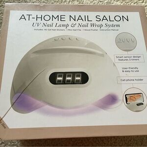 At-Home Nail Salon UV Nail Lamp - White